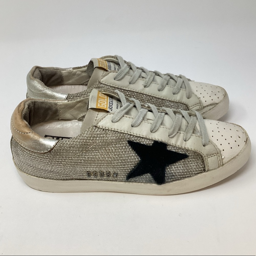 Golden Goose Superstar mesh-panelled sneakers size 36/US 6